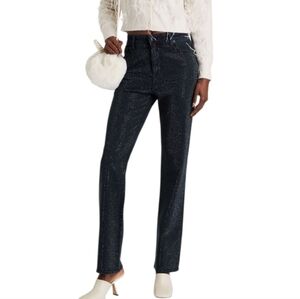 Jonathan Simkhai Crystal Embellished Black Trevor Jeans